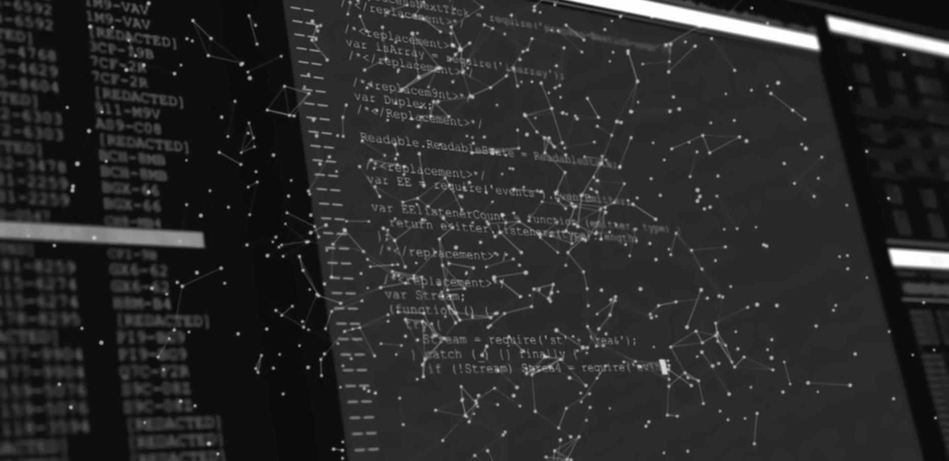 Smart contract development process showing code review and testing phases